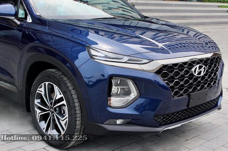 Xe Hyundai SantaFe 2020 màu xanh Biển