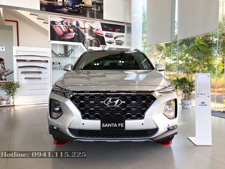 giá Xe Hyundai SantaFe 2020 màu Bạc
