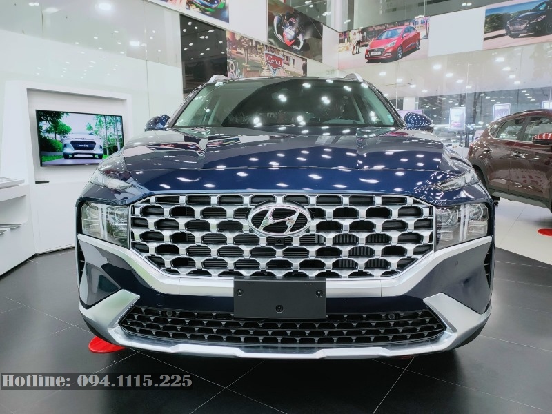 Santa Fe 2021 màu xanh nước biển